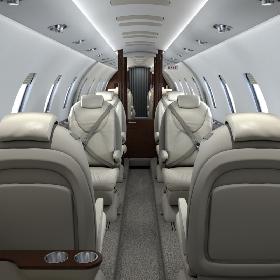 Cessna Citation XLS- Cabin Interior